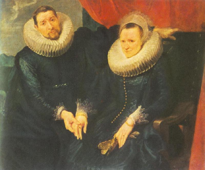 DYCK, Sir Anthony Van Portrait of a Married Couple dfh